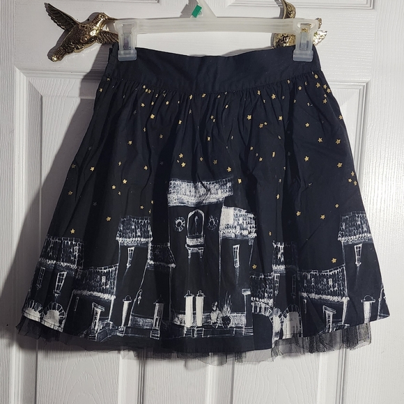 Hot Topic Skirts Hot Topic Book Of Life City Skyline Circle Skirt Poshmark